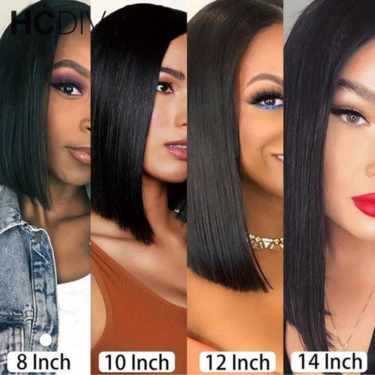 Glueless Short Bob Wig Human Hair 5x1 HD Lace Closure Wigs
