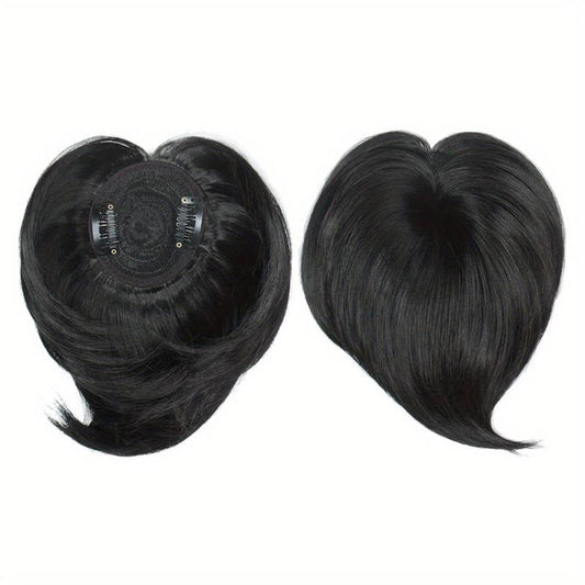 Invisible Clip In Bangs Short Wig for Women