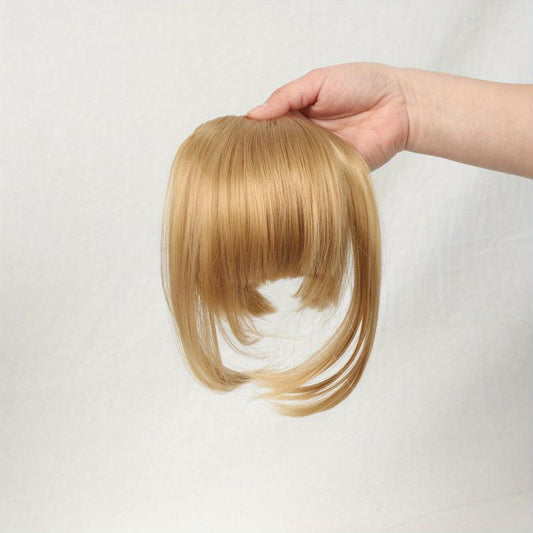 Clip In Hair Bangs Synthetic Hair Pieces For Women Natural Looking
