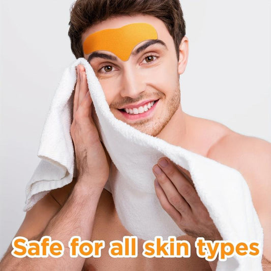 10 Pcs Forehead Patches with Hydrolyzed Collagen for Smooth Skin