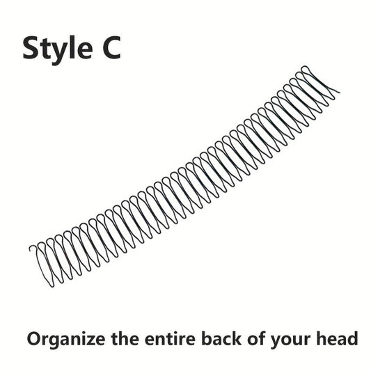 Wavy Comb Clips & Bobby Pins for Women & Girls Hair, Styling Tool for Mini Bangs
