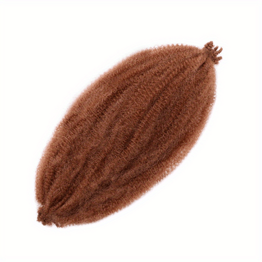 Pre Stretched Afro Twist Crochet Hair Extensions