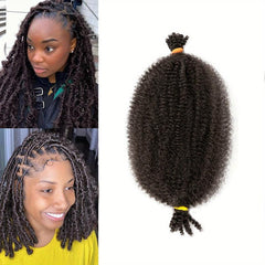 30 48 cm Stretchy Afro Bundles Pre Puffed Hair Extensions