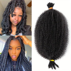 30 48 cm Stretchy Afro Bundles Pre Puffed Hair Extensions