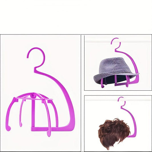 Portable Folding Wig Stand for Wigs and Hats