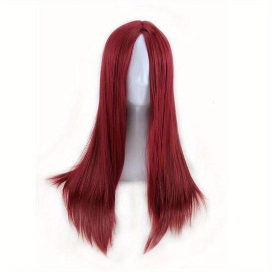 Long Straight Wig Middle Part 71 12 Cm Straight Syntheitic Wig