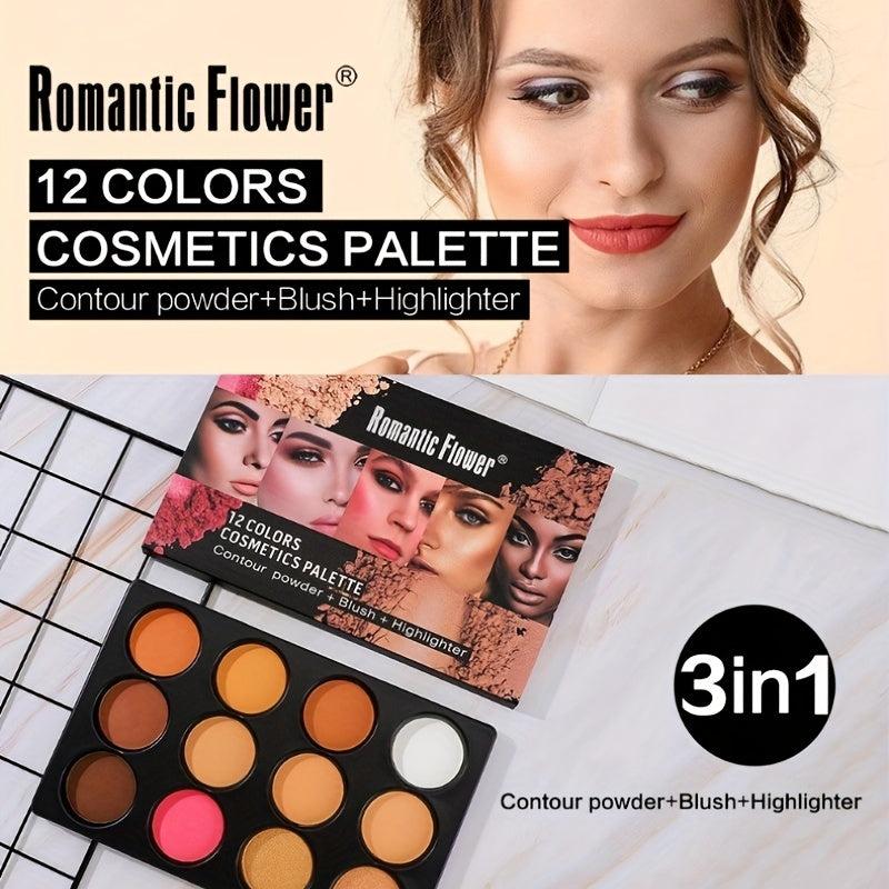 Matte Earth Tone 12-Color Eyeshadow Palette