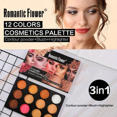 Matte Earth Tone 12-Color Eyeshadow Palette