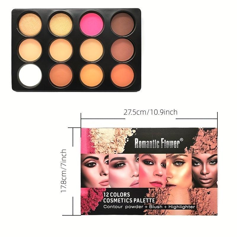 Matte Earth Tone 12-Color Eyeshadow Palette