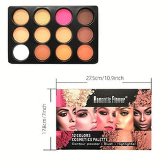 Matte Earth Tone 12-Color Eyeshadow Palette