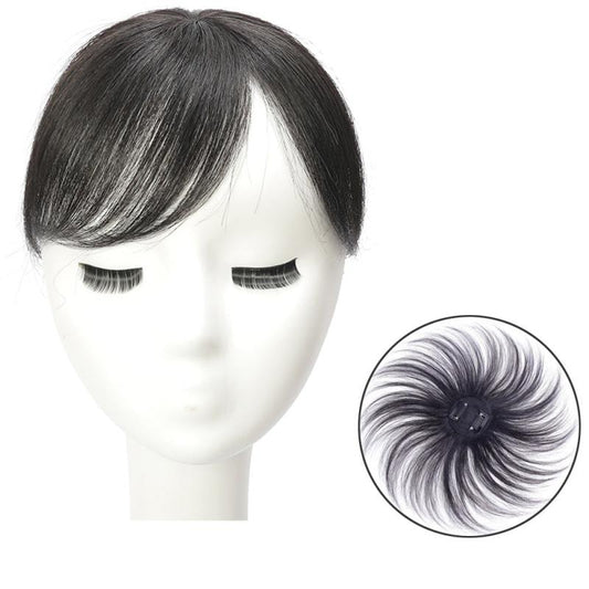 Human Hair Clip In Extensions with Bangs for Daily Use