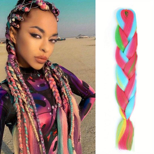 Jumbo Braiding Hair 100g 60 96 Cm Synthetic Ombre Hair Braids Extension