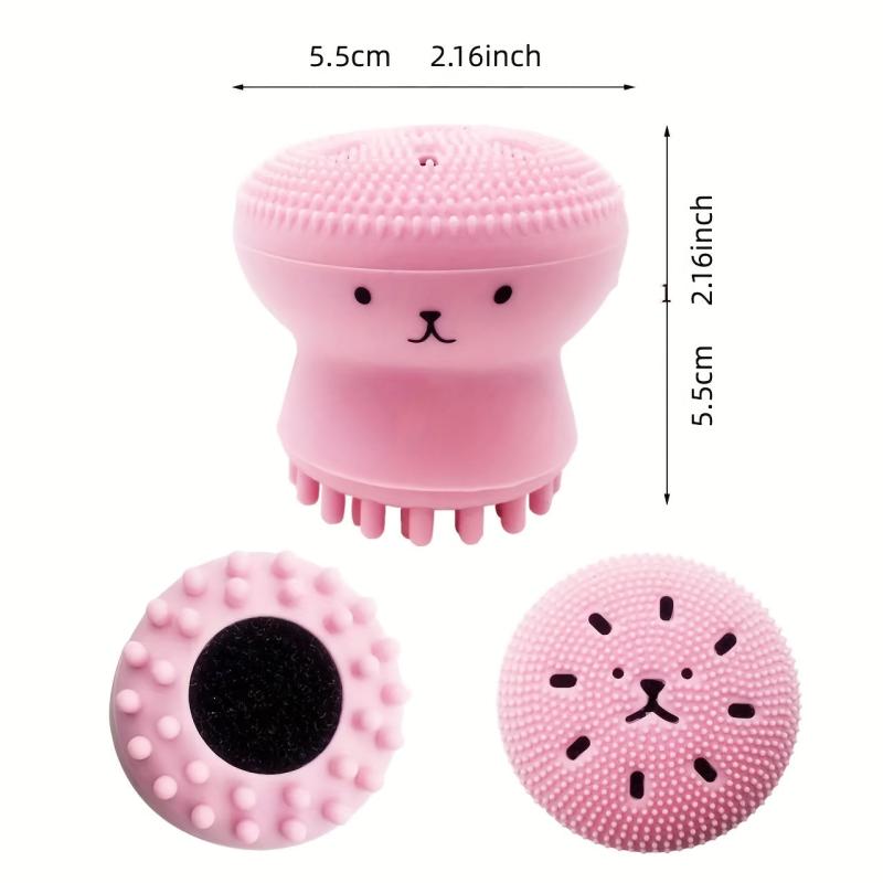 Face Cleansing Silicon Brush Octopus Wash Sotong