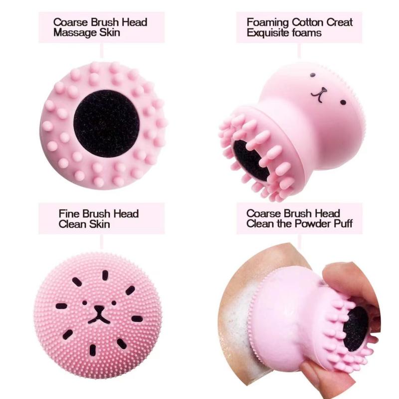 Face Cleansing Silicon Brush Octopus Wash Sotong