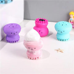 Face Cleansing Silicon Brush Octopus Wash Sotong