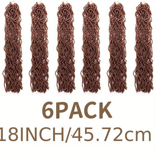 6pack 45 Dreadlocks Crochet Hair For African Women Dreadlocks Braids