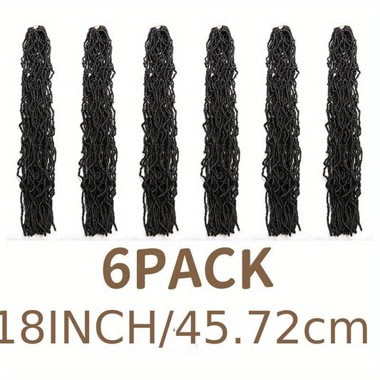 6pack 45 Dreadlocks Crochet Hair For African Women Dreadlocks Braids