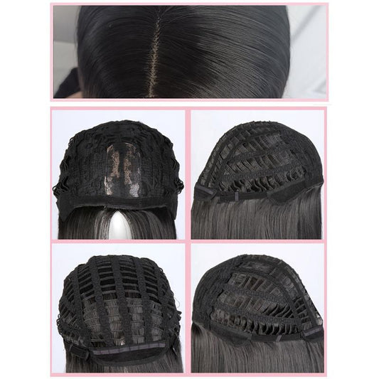 Shoulder Length Bob Wig Synthetic Hair