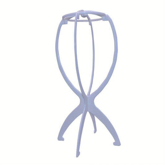 Portable Plastic Wig Stand for Women Display Hairpieces and Hats