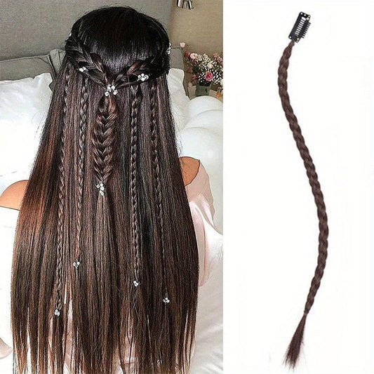 Boxing Braid Clip-In Hair Extensions for Daily Party Halloween Use