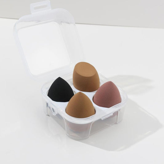 4-Piece Soft Latex Makeup Sponge Set for Flawless Results