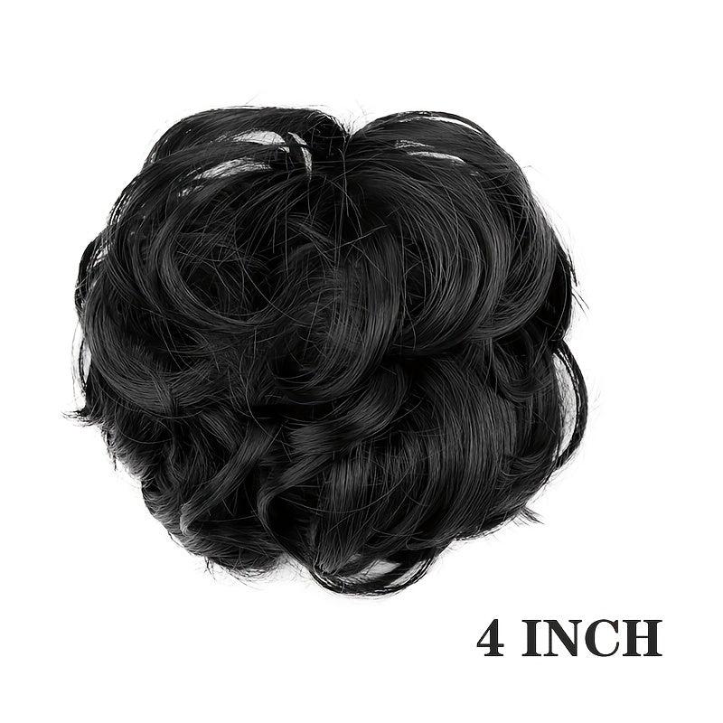 Synthetic Hair Bun for Women - Daily Use and Messy Curly Hair Look