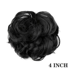 Synthetic Hair Bun for Women - Daily Use and Messy Curly Hair Look