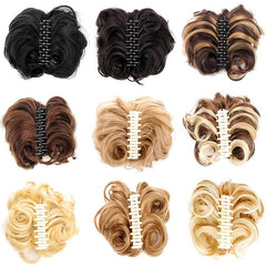Synthetic Hair Bun for Women - Daily Use and Messy Curly Hair Look