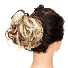 Synthetic Wig with Loop & Scrunchie Clip