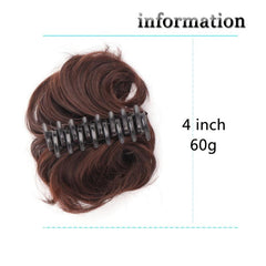 Synthetic Wig with Loop & Scrunchie Clip