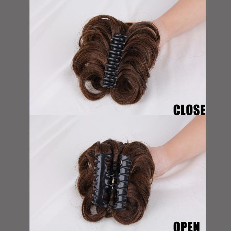 Synthetic Wig with Loop & Scrunchie Clip