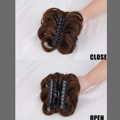 Synthetic Wig with Loop & Scrunchie Clip