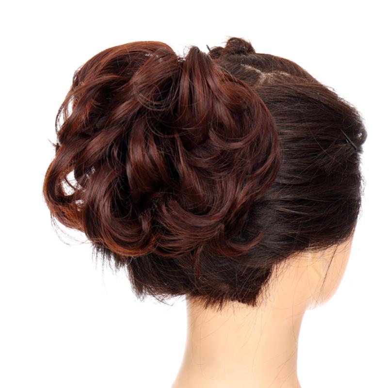 Synthetic Wig with Loop & Scrunchie Clip