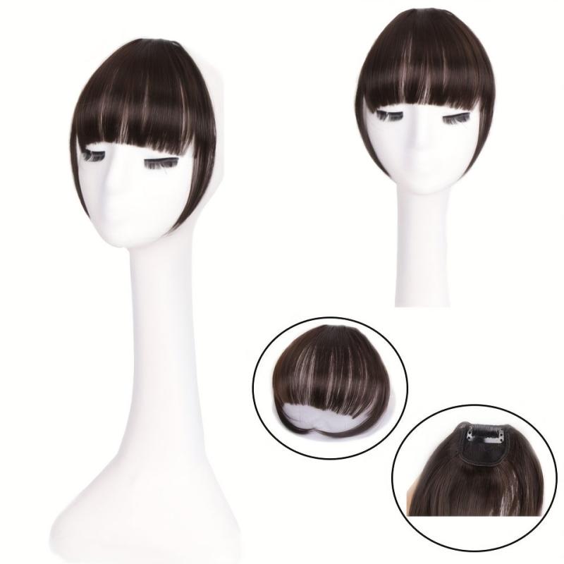 Invisible Synthetic Bangs for Women - Flawless Look
