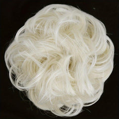 Donut Hair Buns Updo Chignon With Rubber Band Synthetic Hair Extensions