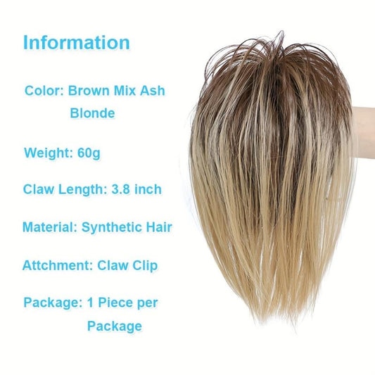 Messy Bun Hair Piece Claw Clip Hair Bun Extensi...
