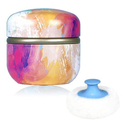 Portable Powder Puff & Container Kit for Body Care