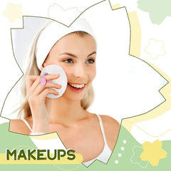 Portable Powder Puff & Container Kit for Body Care