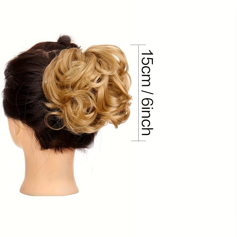 Messy Hair Buns Updo Chignon With Claw Synthetic Hair Buns