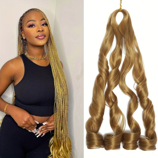 French Curly Braiding Hair 60 96 Cm Loose Wave Spiral Crochet Hair