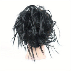 Messy Bun Hair Piece Elastic Rubber Band Hair Extensions Hairpiece