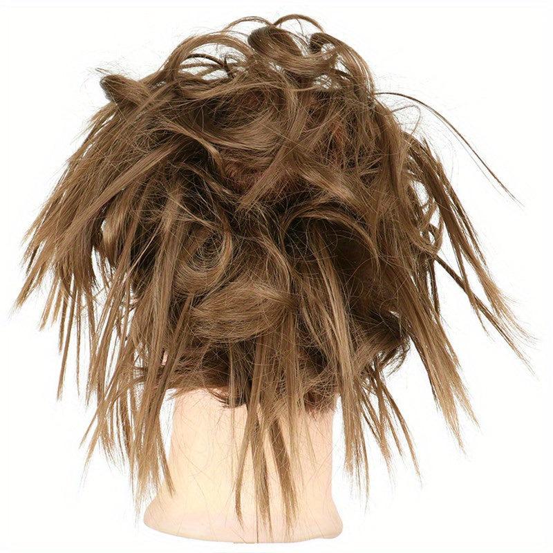 Messy Bun Hair Piece Elastic Rubber Band Hair Extensions Hairpiece