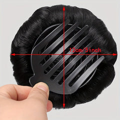 Synthetic Hair Bun Updo Chignon Clip-In Extensions Female Accessories