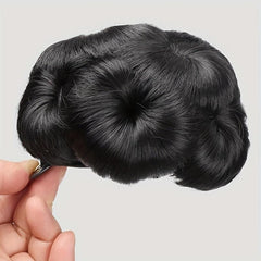 Synthetic Hair Bun Updo Chignon Clip-In Extensions Female Accessories