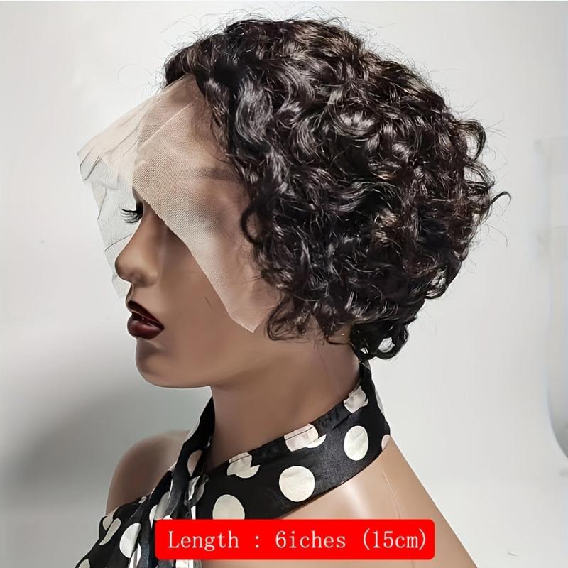 Short Pixie Cut 13x1 Lace Front Human Hair Wig