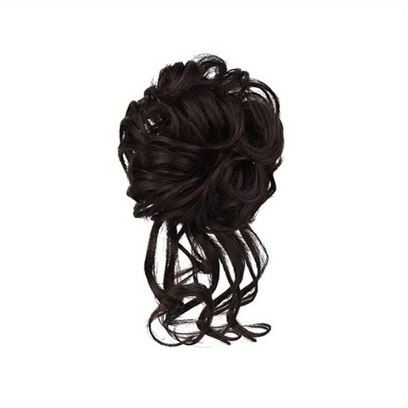 Donut Hair Buns Updo Chignon w/ Elastic Hair Rope for Daily Use