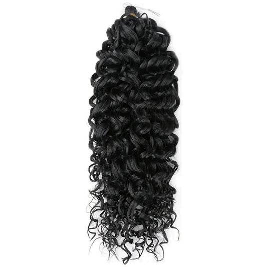 50 8cm Long Curls Crochet Hair Extensions - Natural Look for Everyday Use