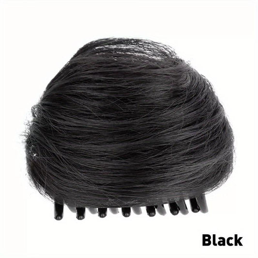 Mini Claw Clip Messy Hair Bun Chignon Hairpiece Hair Accessories for Women Girls