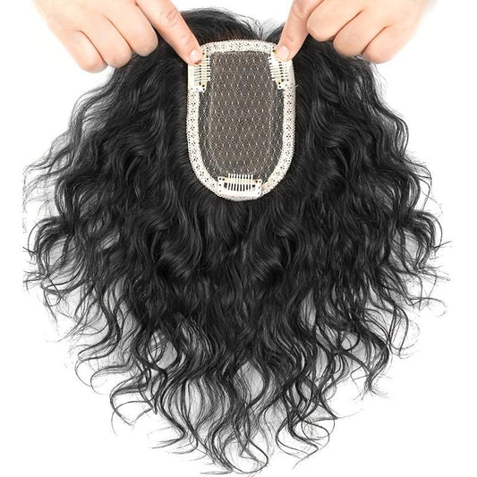 3D Bangs Invisible Seamless Head Hair Water Ripple Hair