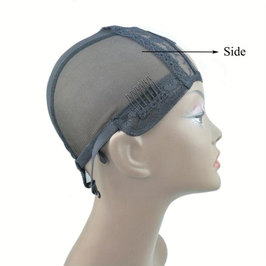 Adjustable Strap 2 Combs Wig Cap for Wigs Medium Size